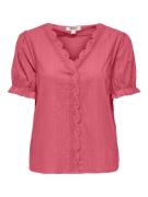 Only Onlerika ss v-neck top wvn cs