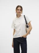 Vero Moda Vmsolvei mette ss top box jrs spe g