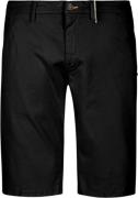 No Excess Short chino garment dyed twill stre black