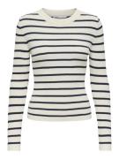 Only onllouisa l/s pullover knt nca 15344579 birch stripes