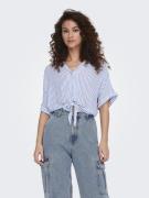 Only Onlpaula life s/s tie shirt wvn noo