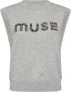 Copenhagen Muse Cmveran-waistcoat light grey mel