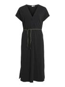 Vila Viverano o-neck sl braid midi dress -