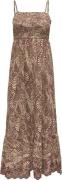 Only Onllou life emb smock long dress os ptm sable/unta