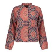 Geisha jacket print 55700-20 420 /blue