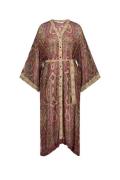 Summum 5s1604-12254 long kimono dress scarfprint