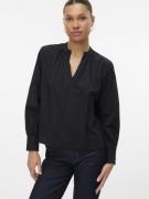 Vero Moda Vmfanni ls v-neck top wvn ga