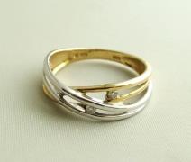 Christian Bicolor gouden ring met diamant