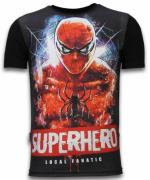 Local Fanatic Superhero digital rhinestone t-shirt