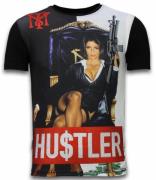 Local Fanatic Hu$tler digital rhinestone t-shirt