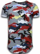 Tony Backer Known camouflage t-shirt long fit