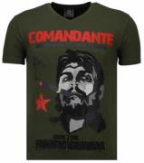 Local Fanatic Che guevara comandante rhinestone t-shirt