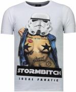 Local Fanatic Stormbitch rhinestone t-shirt