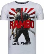 Local Fanatic Rambo shine rhinestone t-shirt