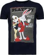 Local Fanatic Playtoy bunny rhinestone t-shirt