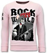 Local Fanatic Trui rock my world cat