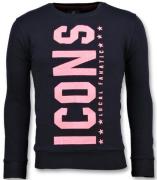 Local Fanatic Icons vertical coole sweater